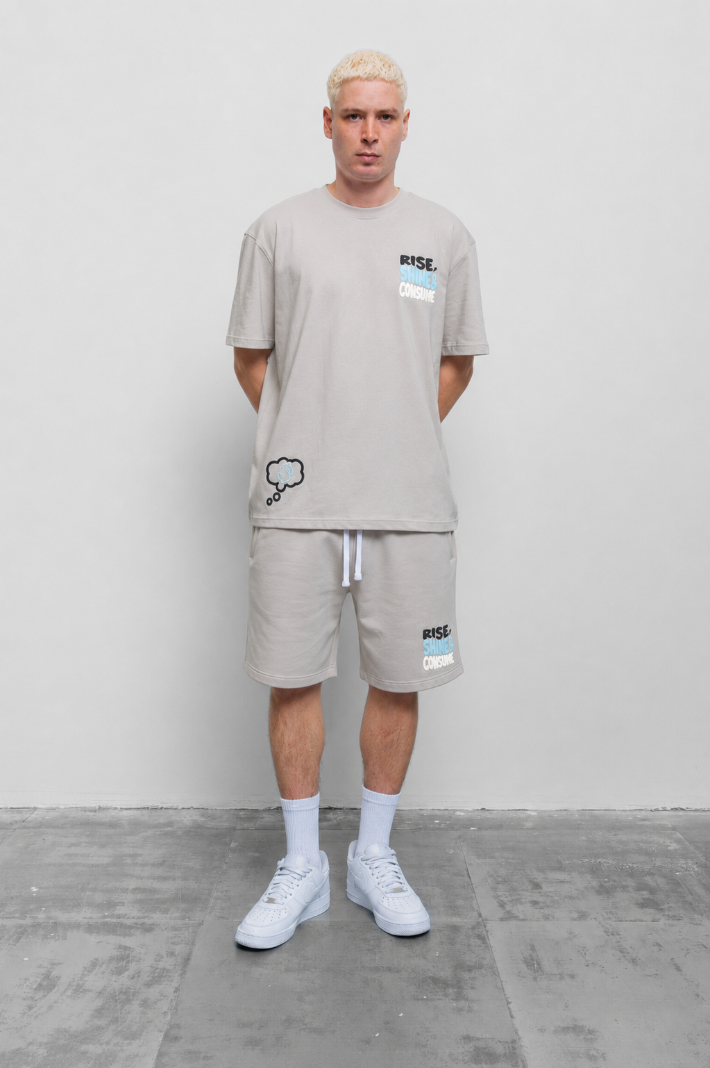 GREY RISE TEE
