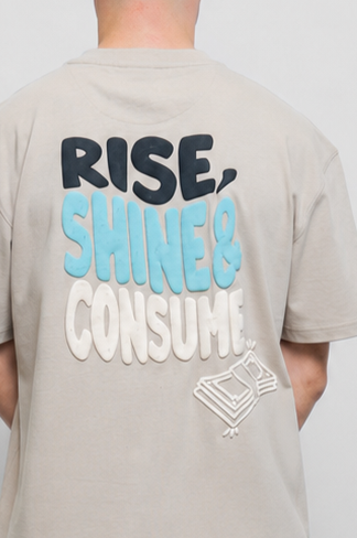 GREY RISE TEE