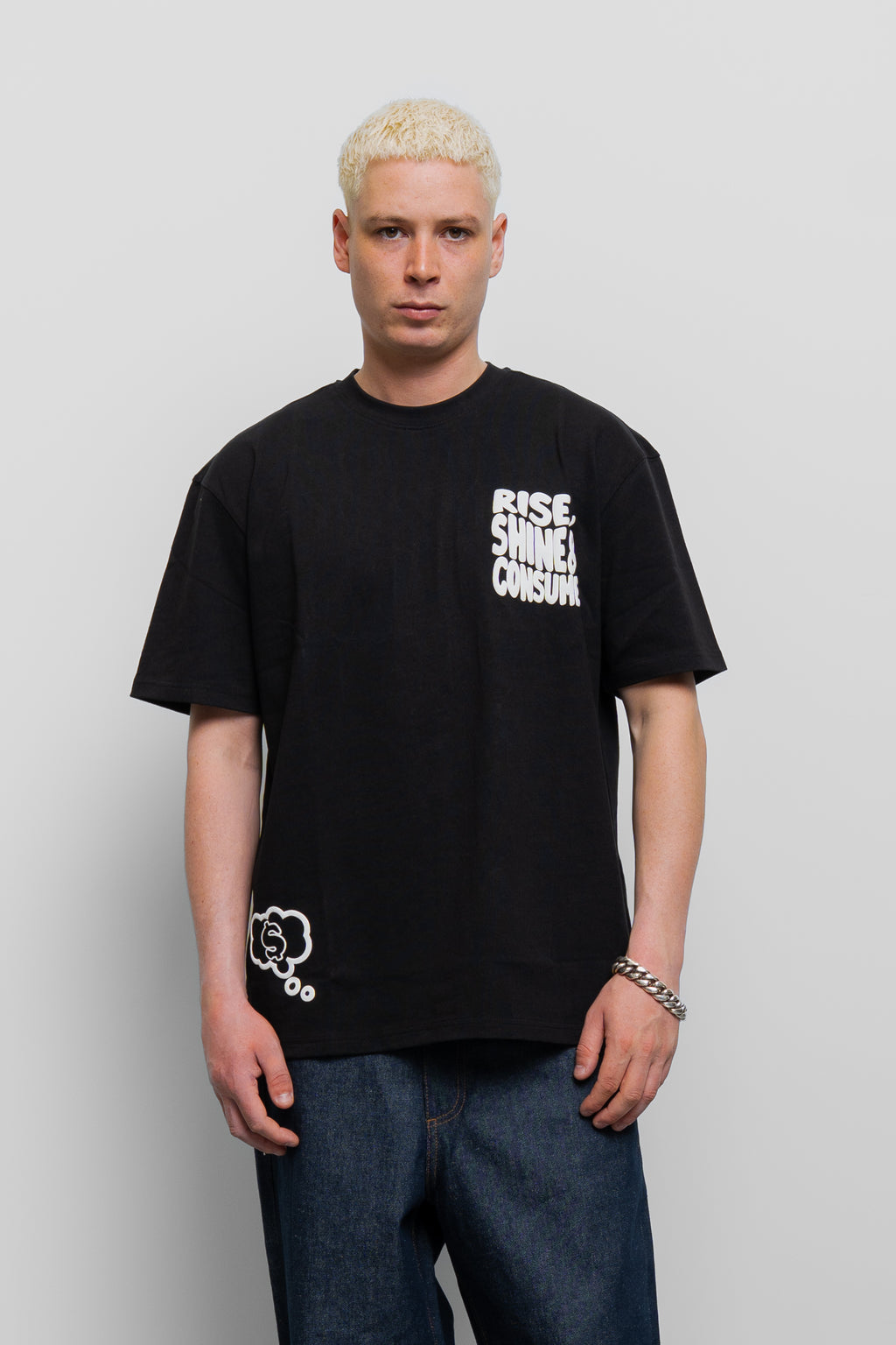BLACK RISE TEE