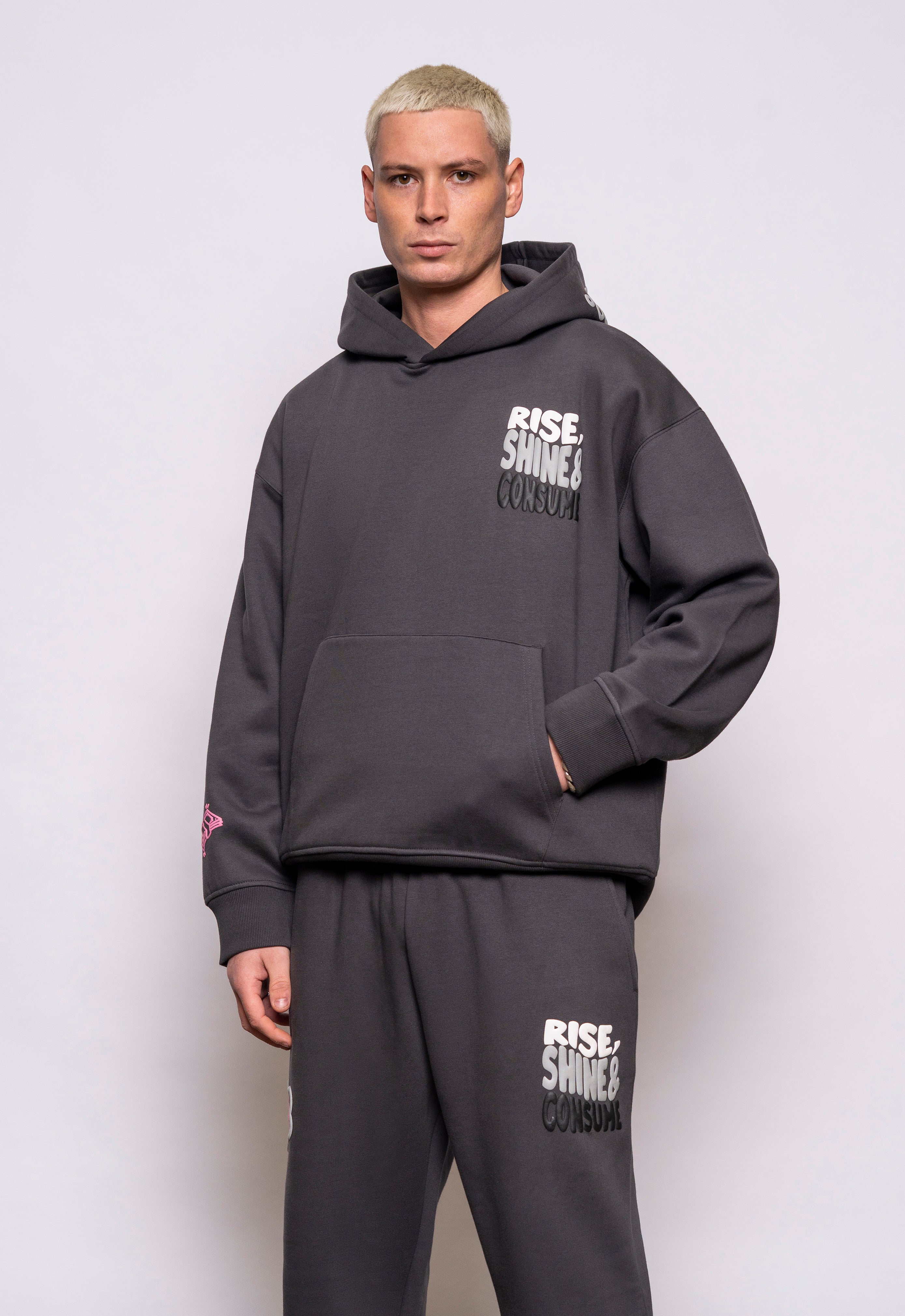 CHARCOAL RISE HOODIE