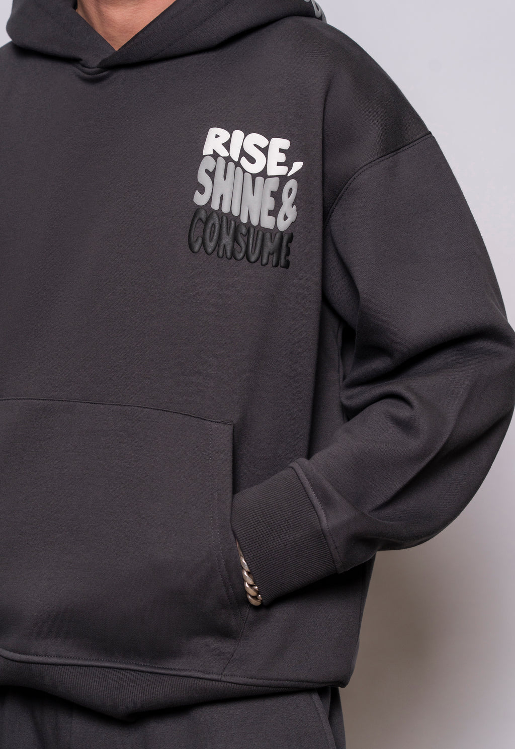 CHARCOAL RISE HOODIE