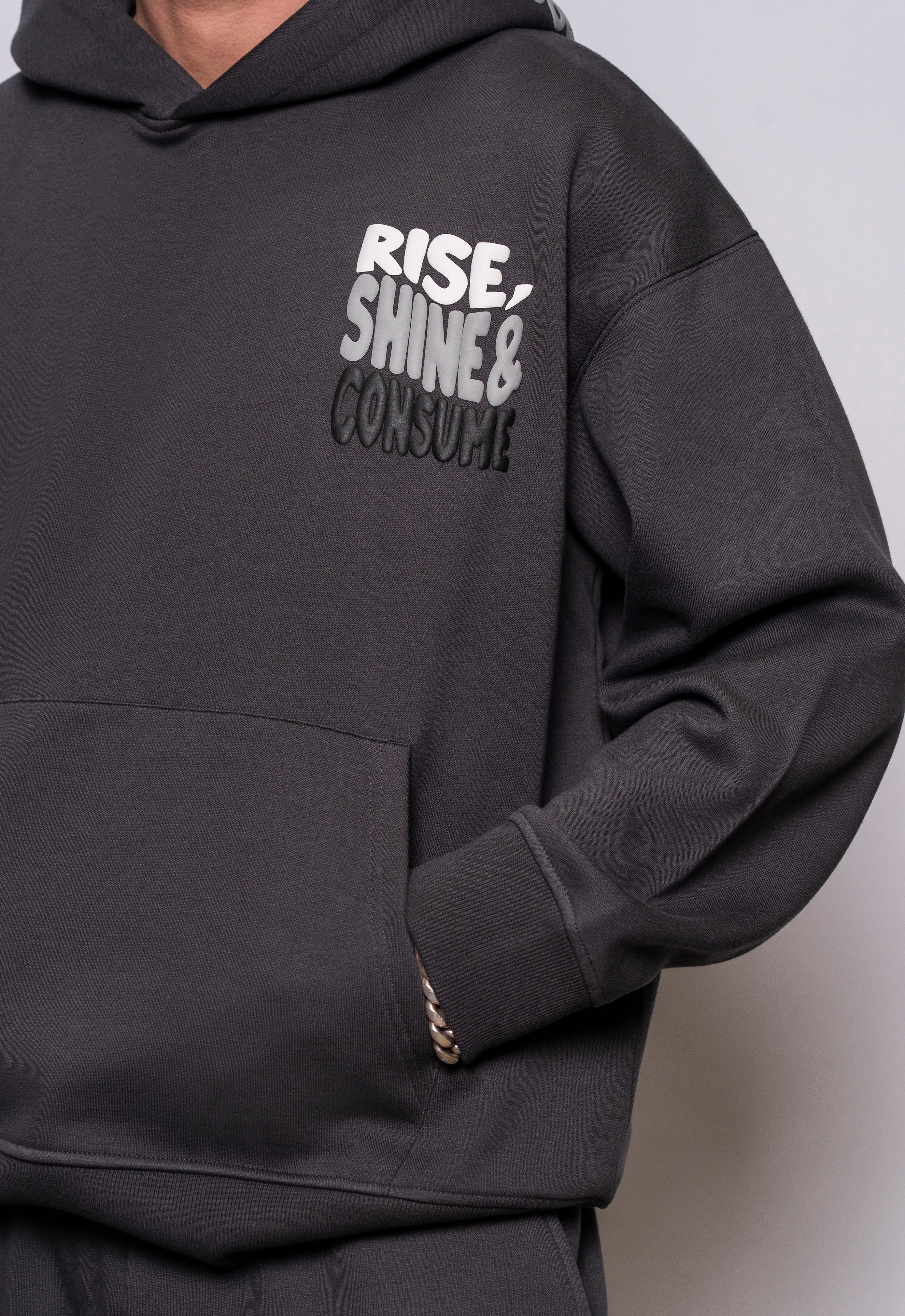 CHARCOAL RISE HOODIE