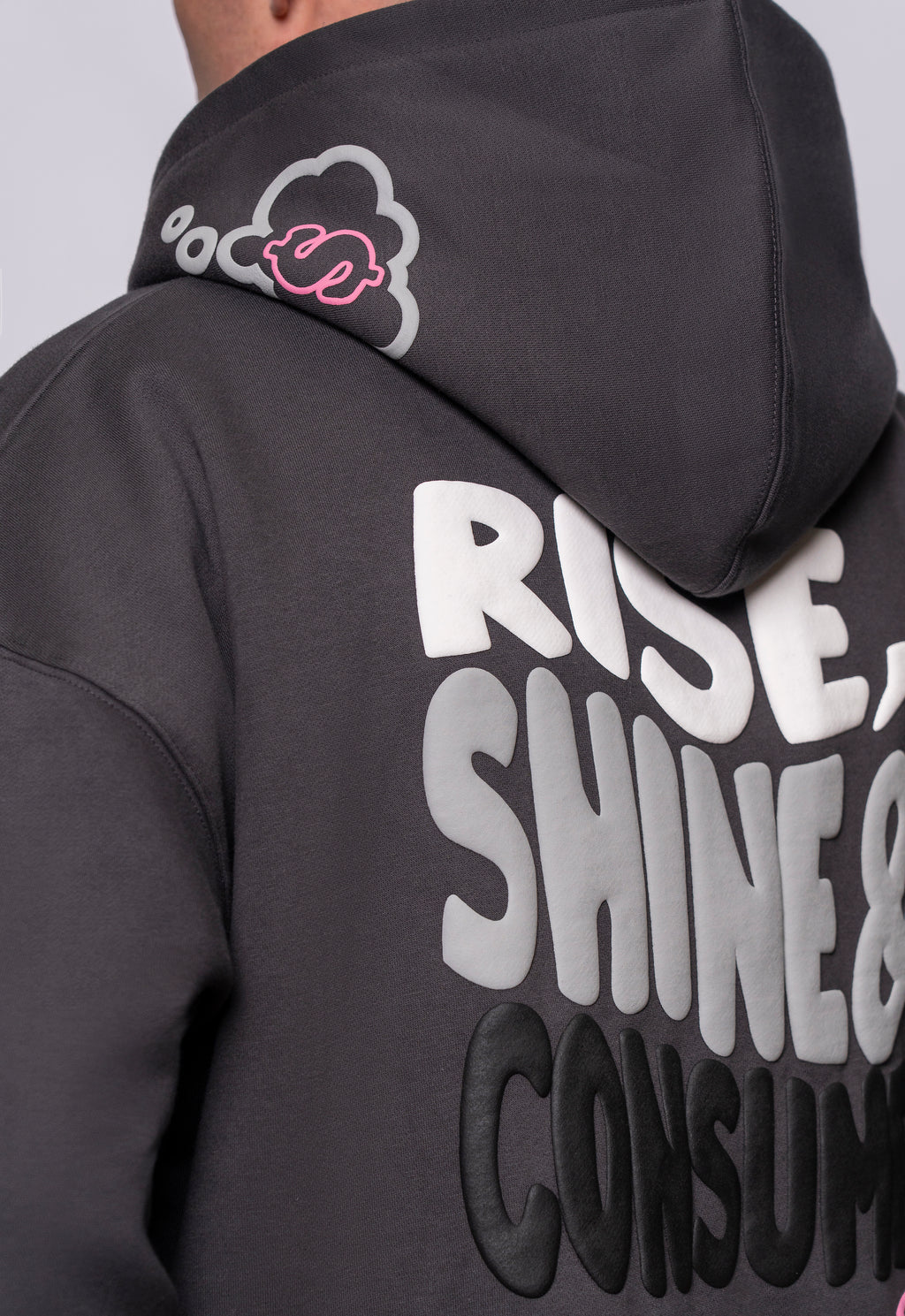 CHARCOAL RISE HOODIE