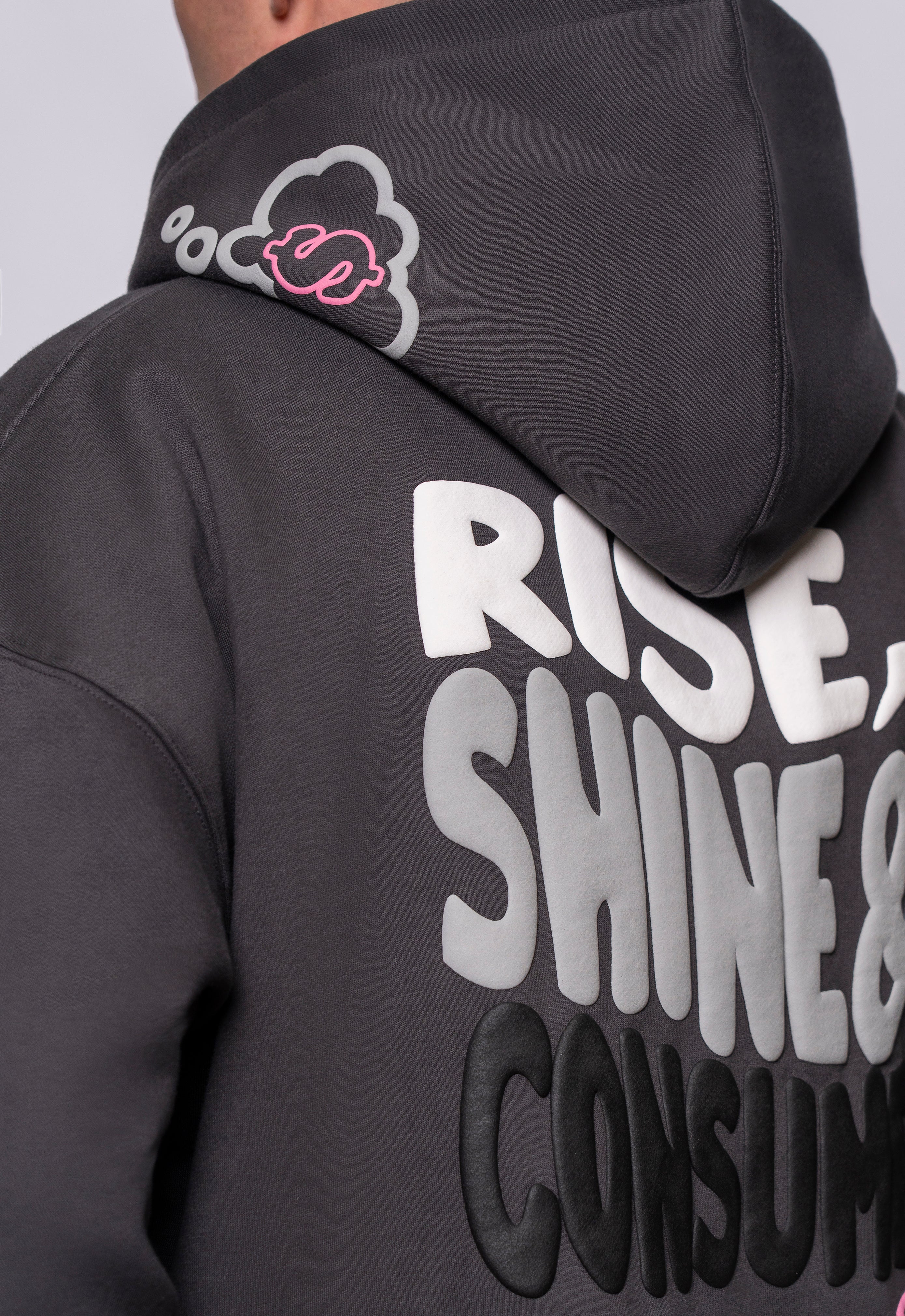 CHARCOAL RISE HOODIE