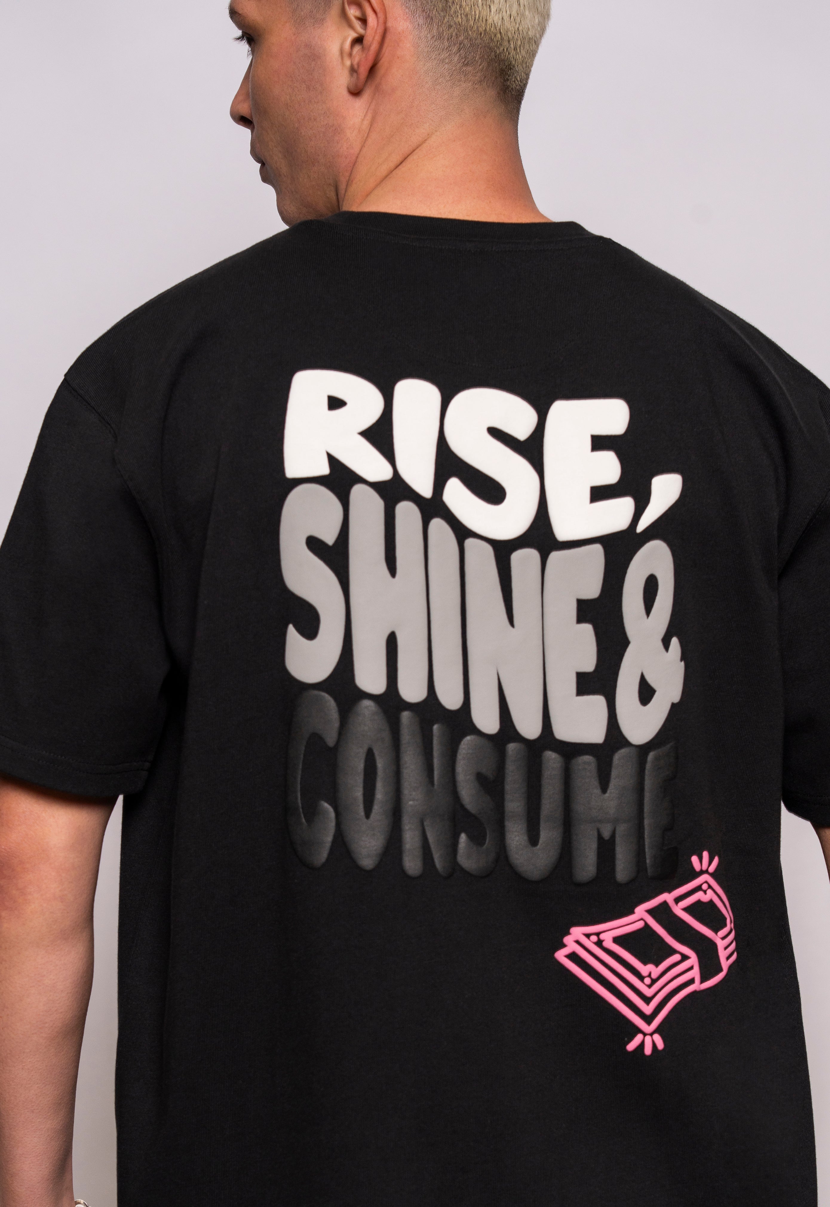 BLACK RISE TEE