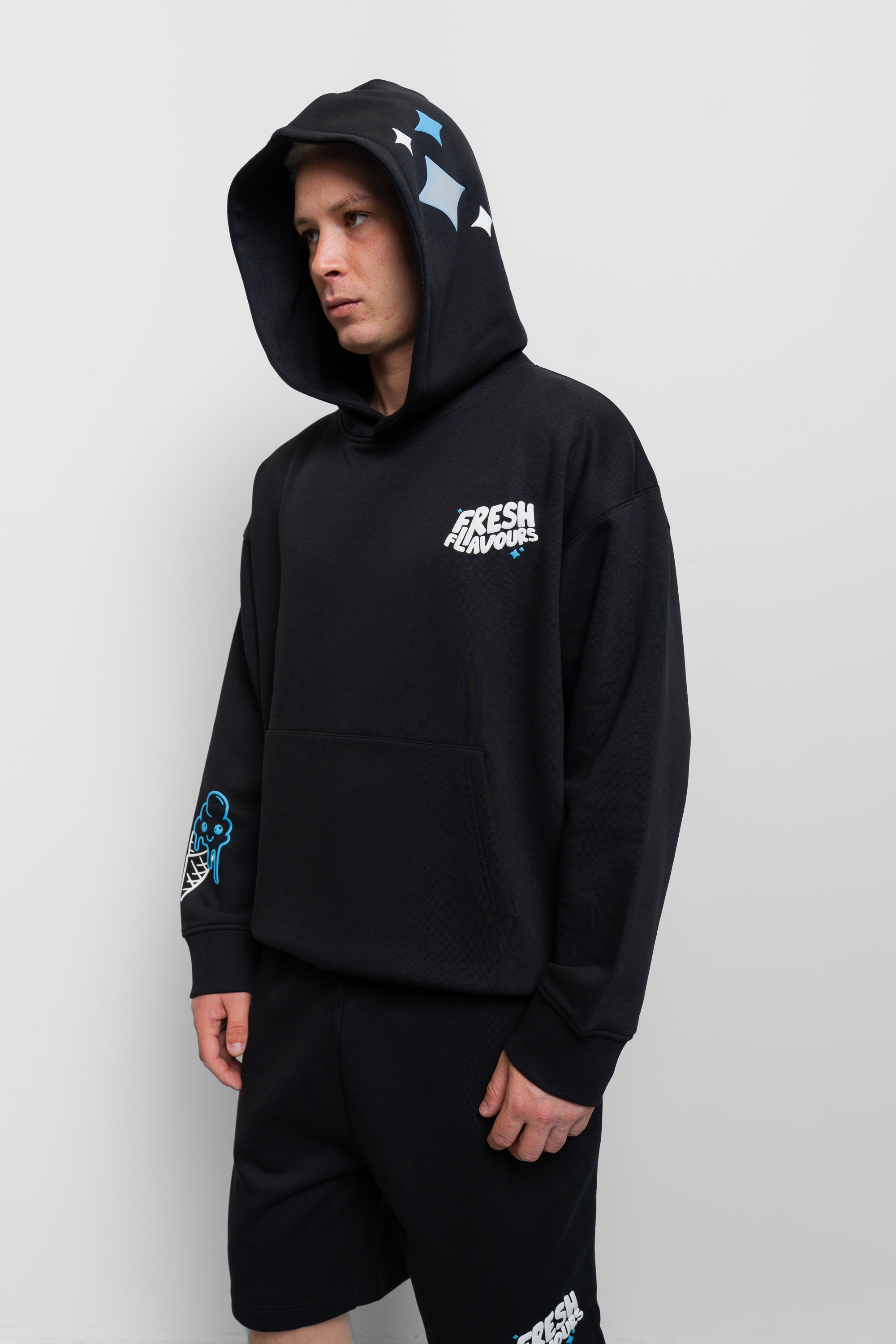 BLACK FRESH FLAVOURS HOODIE