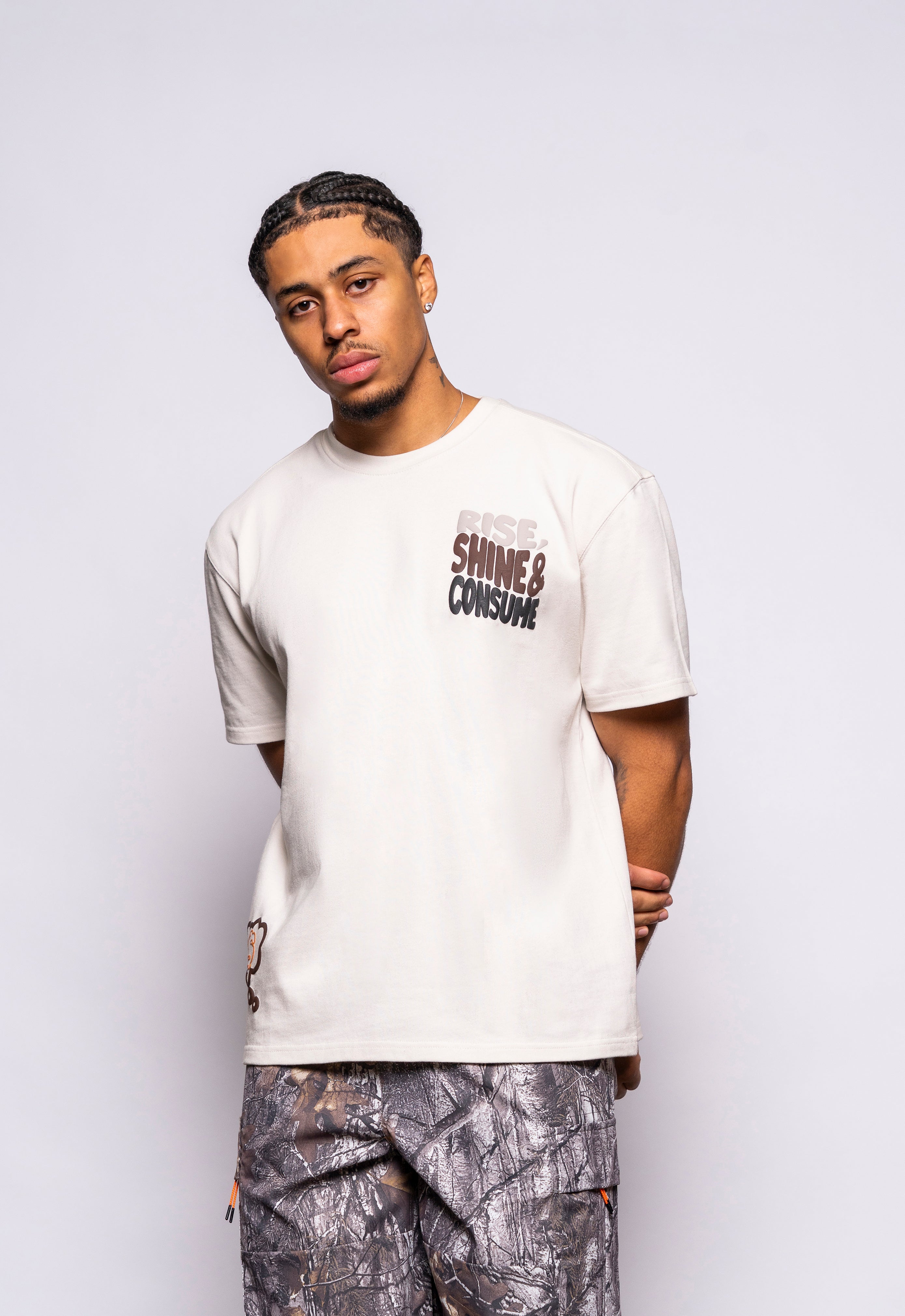 ECRU RISE TEE