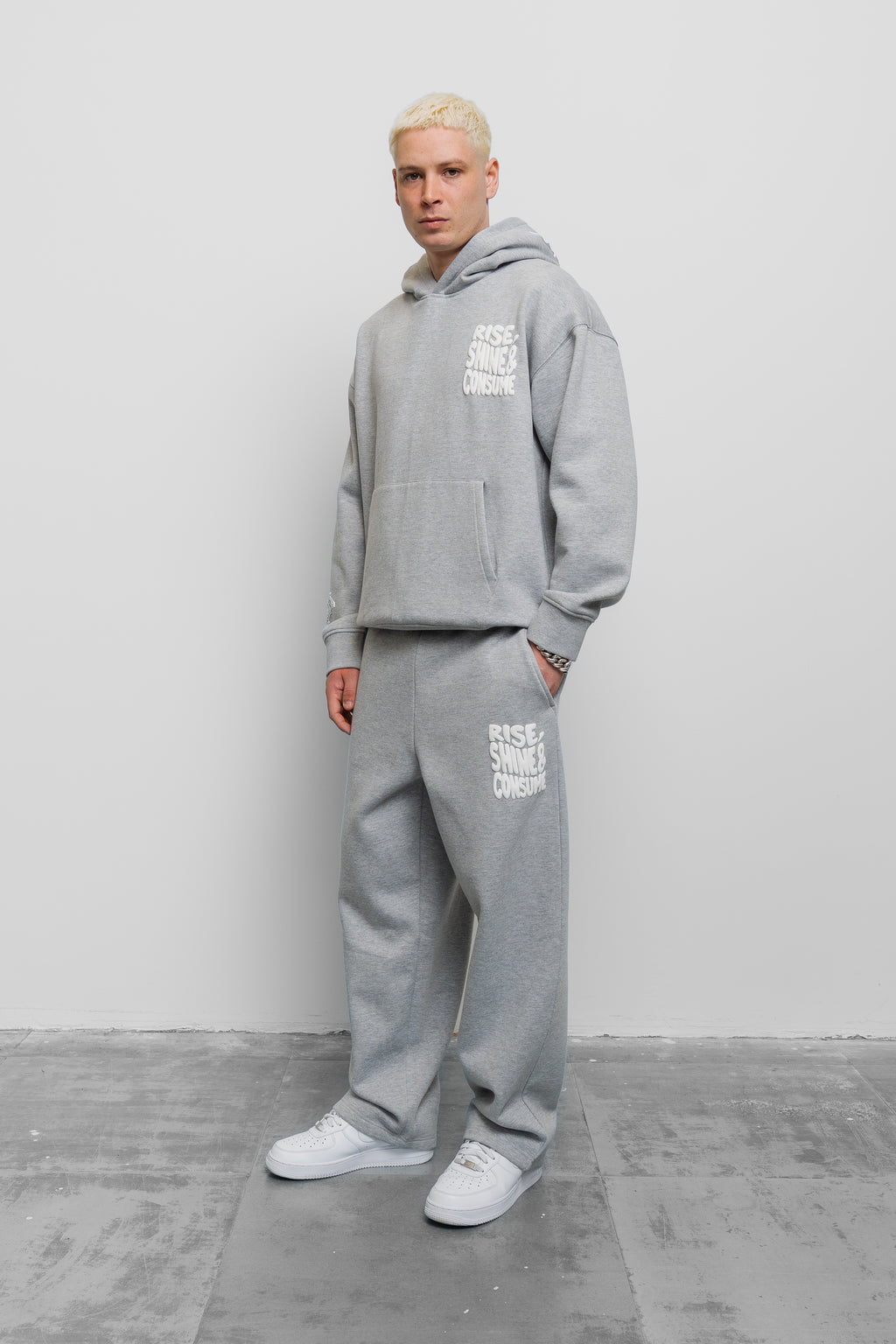 GREY MARL RISE JOGGER