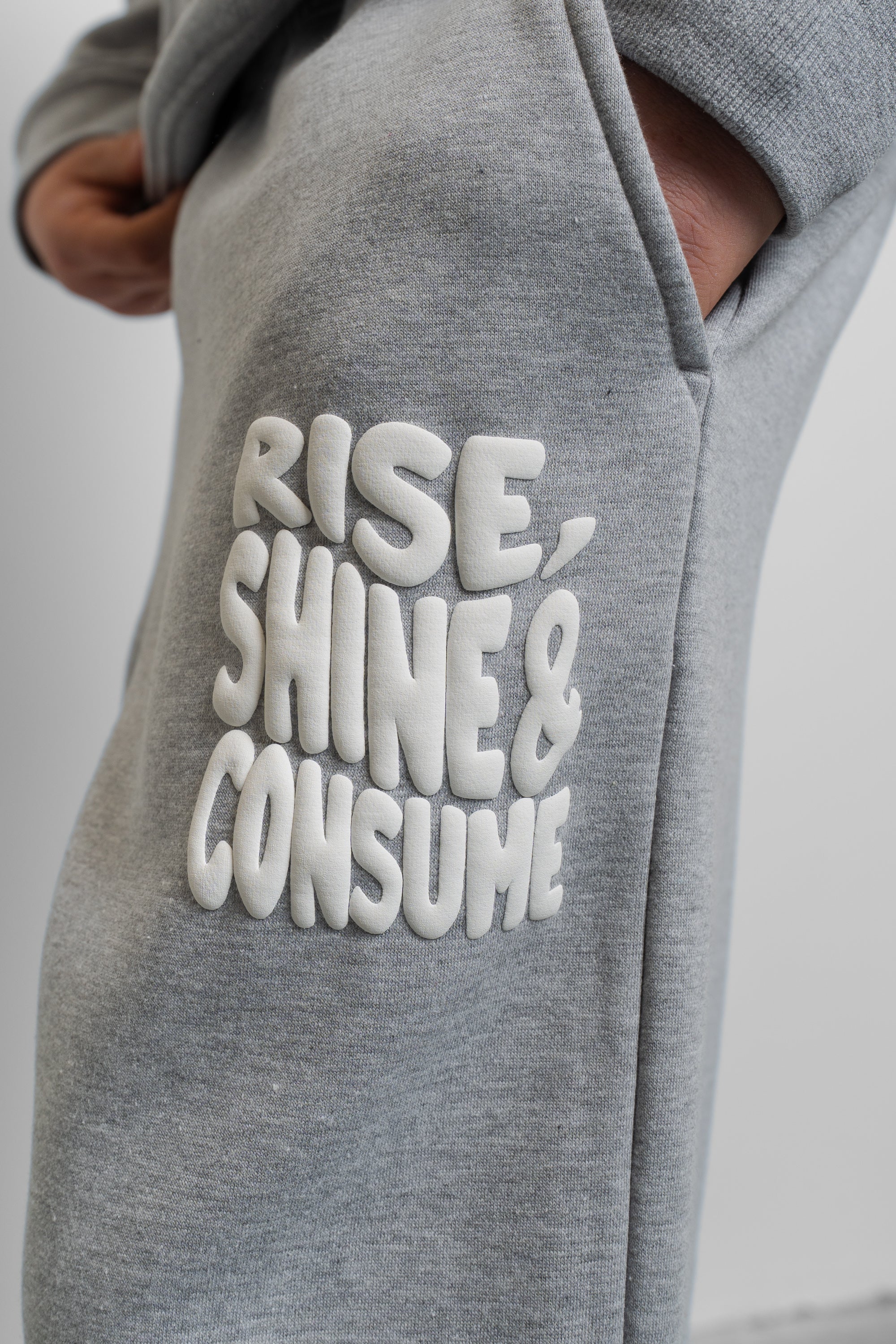 GREY MARL RISE JOGGER