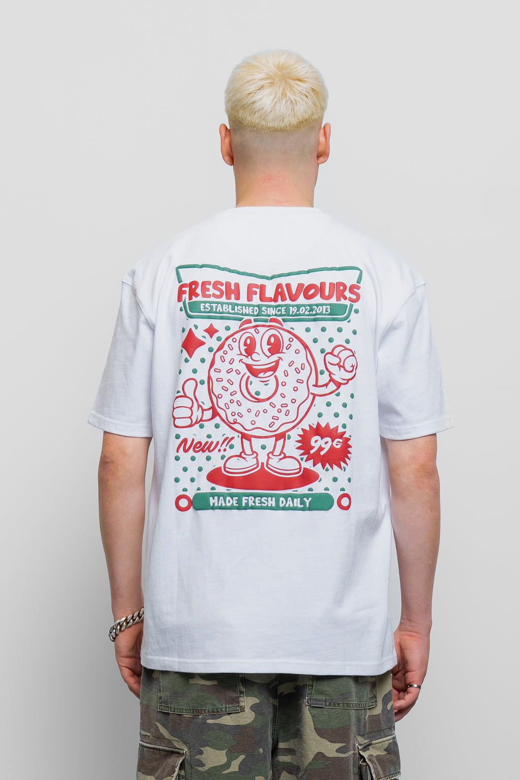 WHITE WONDOUGHFUL TEE