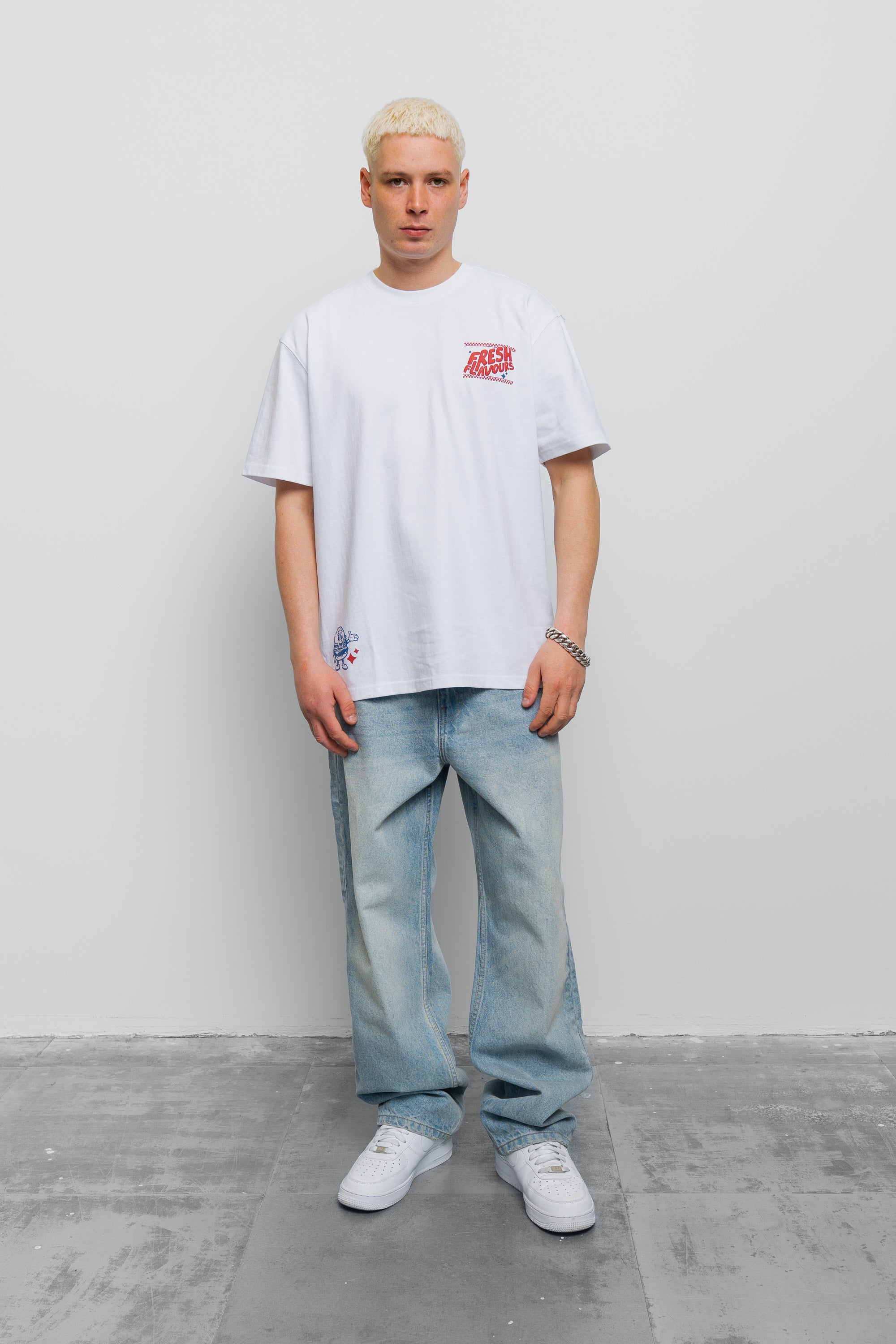 WHITE DINER TEE