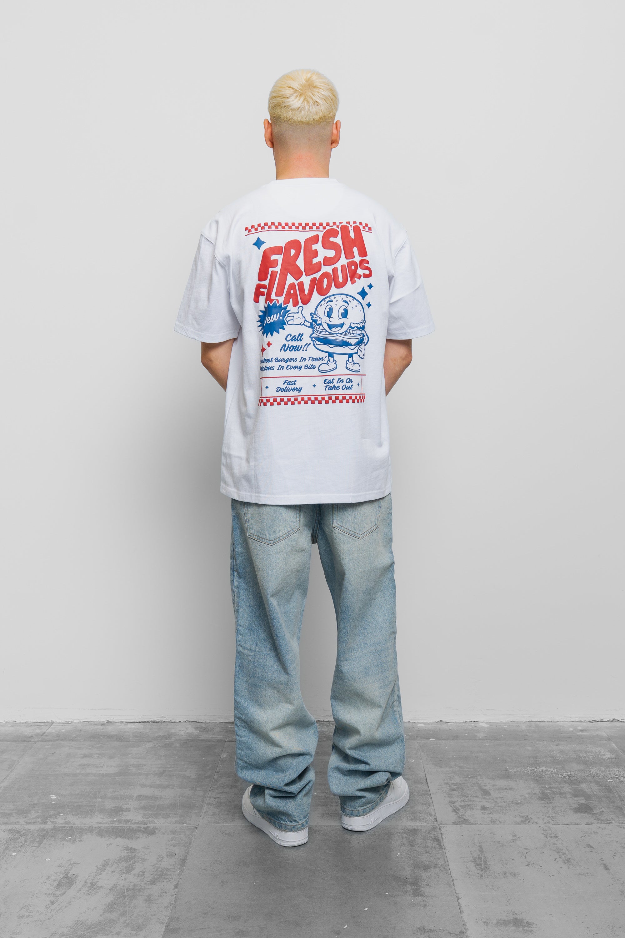 WHITE DINER TEE
