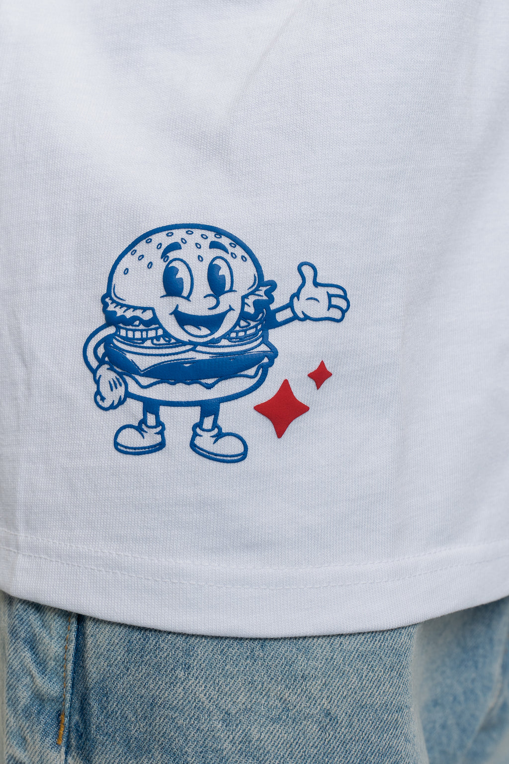 WHITE DINER TEE