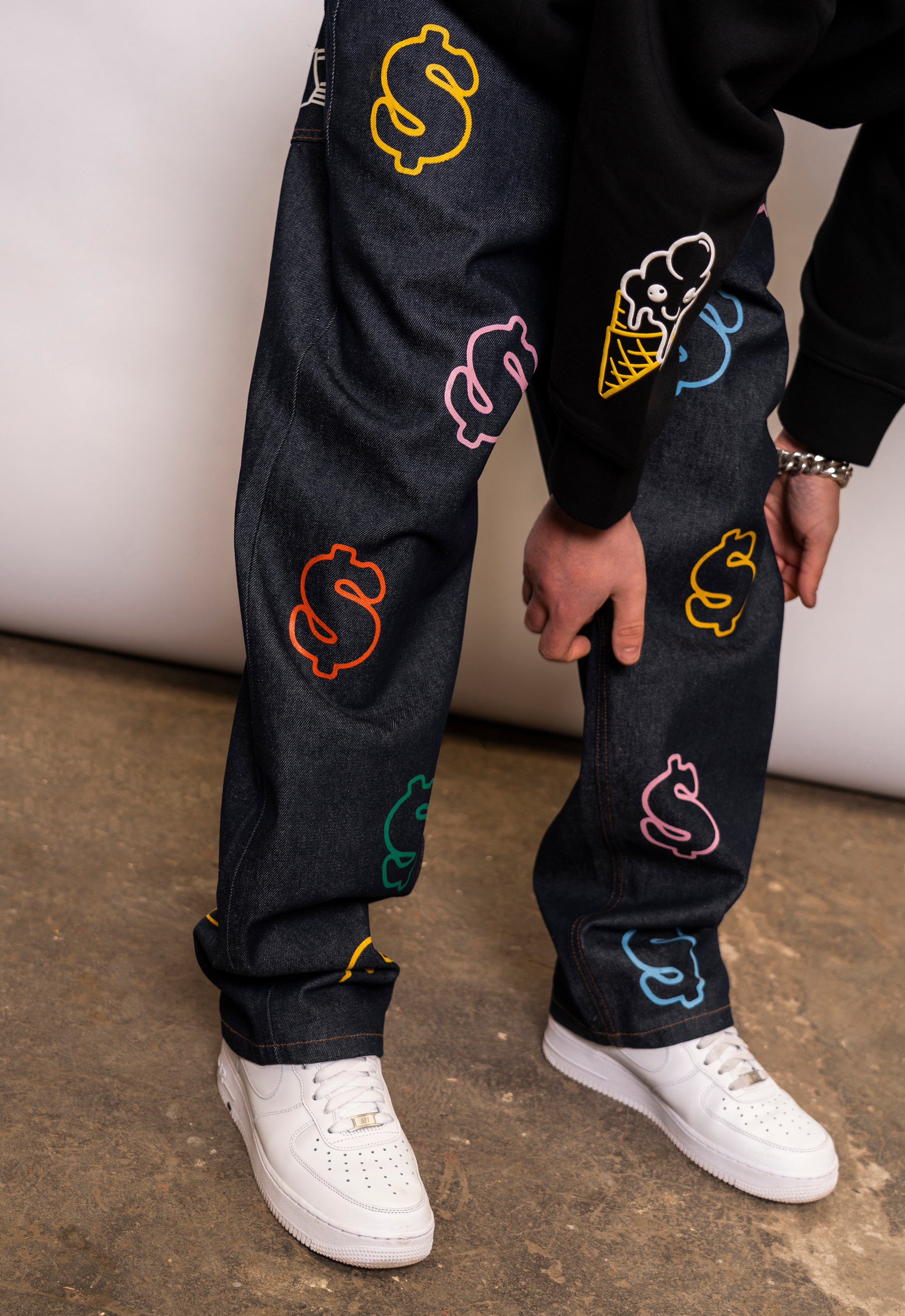 INDIGO RAW JEAN DOLLAR