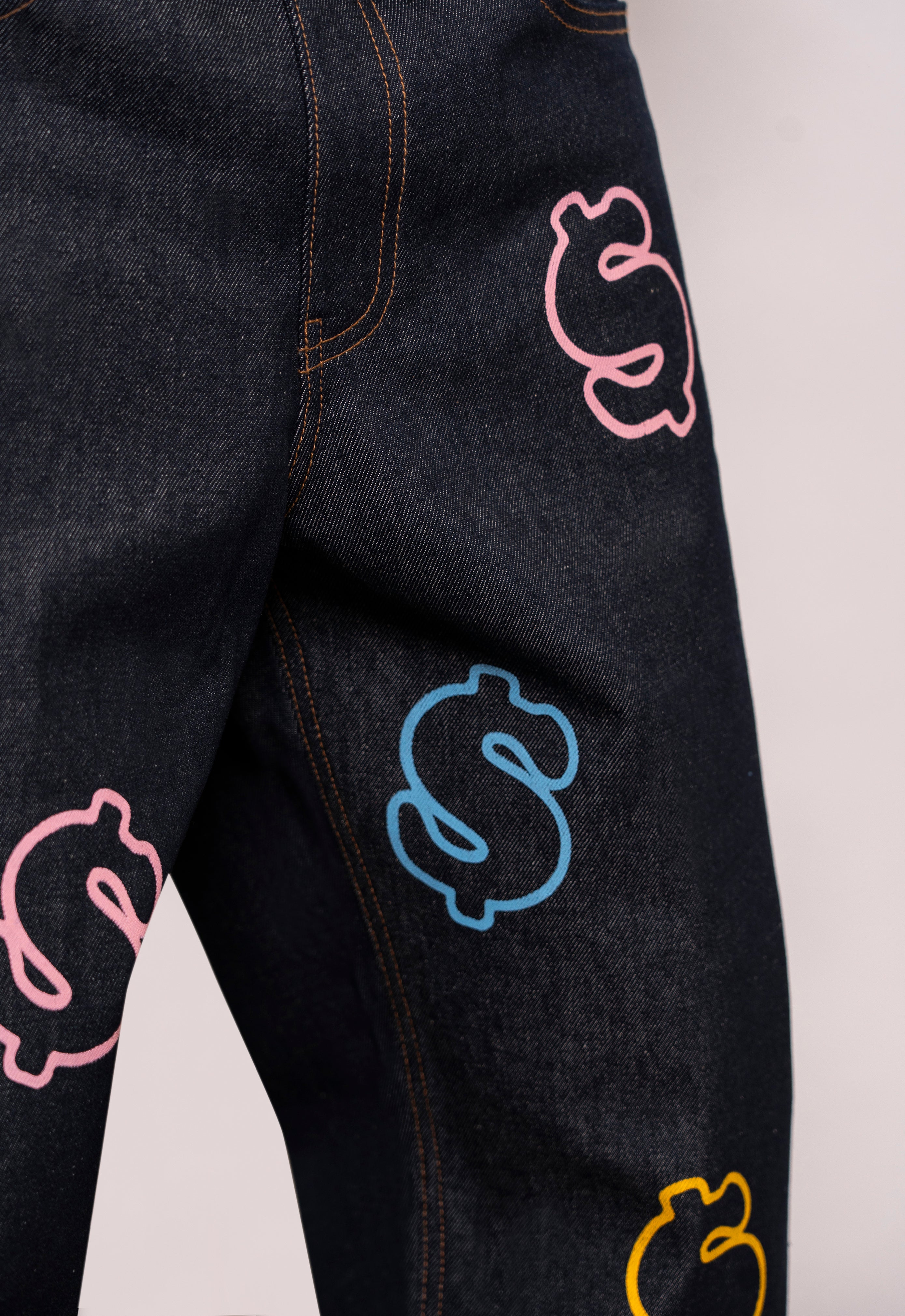 INDIGO RAW JEAN DOLLAR