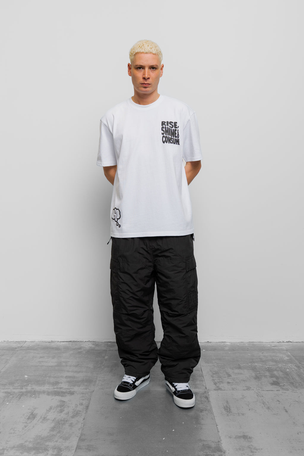WHITE RISE TEE