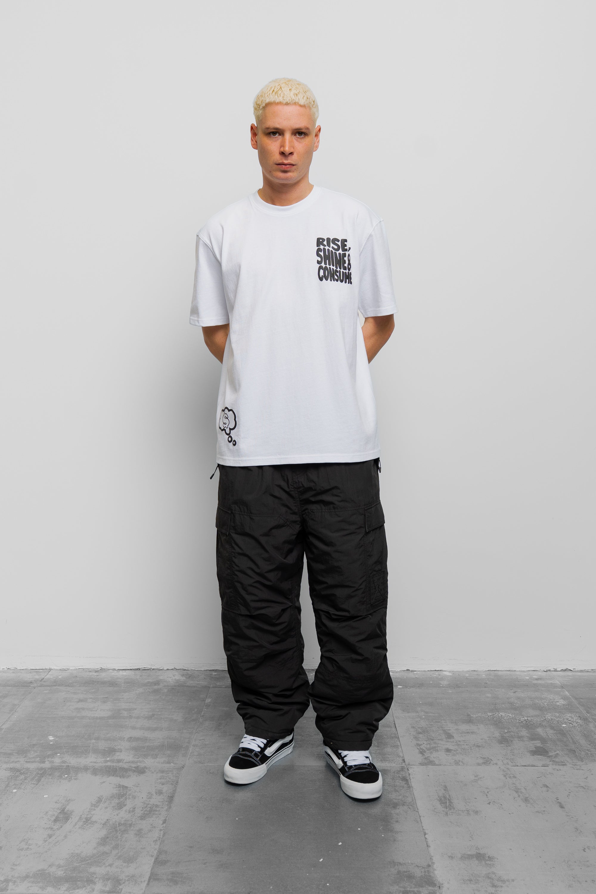 WHITE RISE TEE