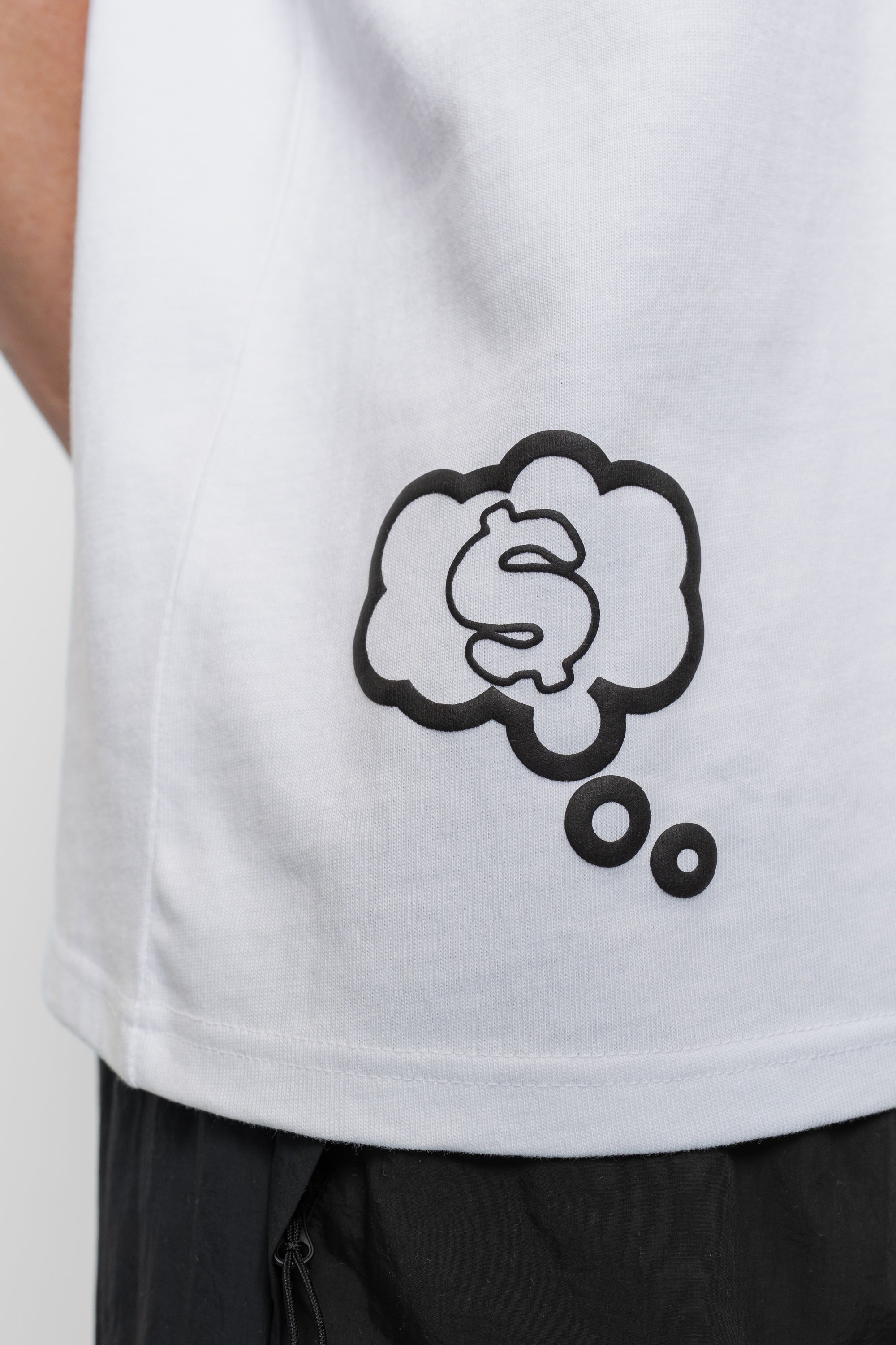 WHITE RISE TEE