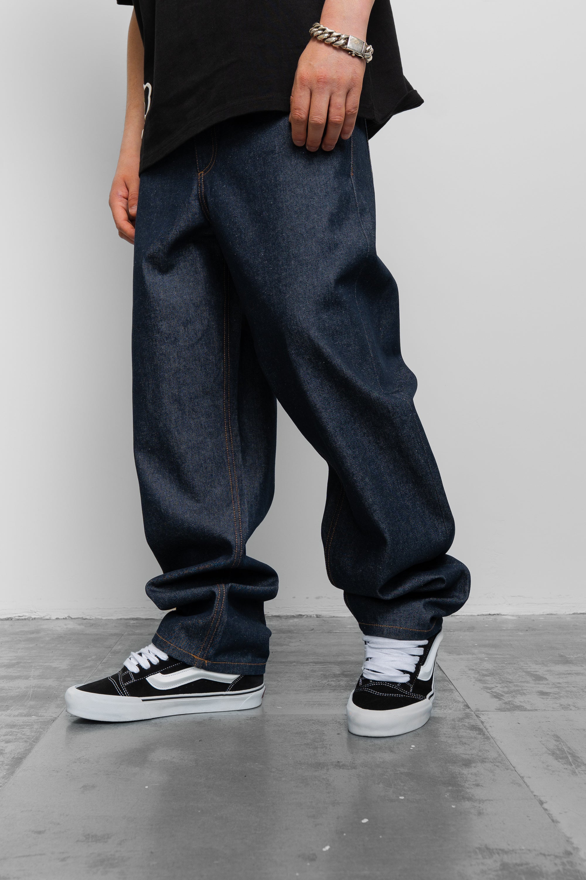 INDIGO RAW CASH JEAN