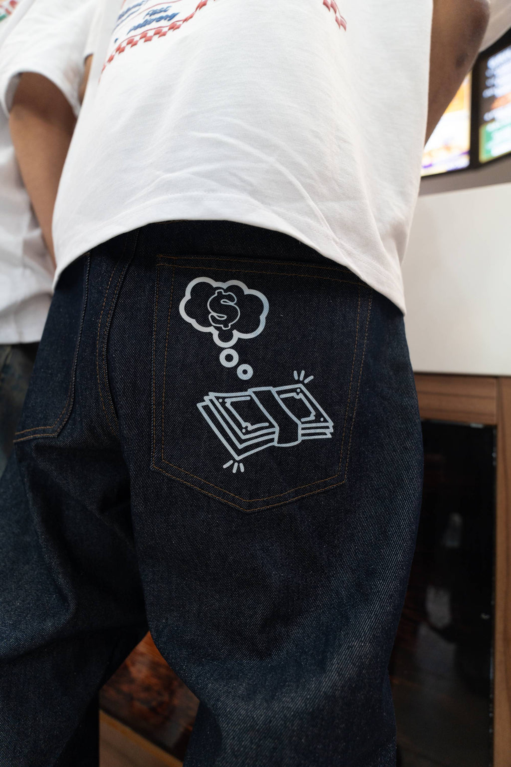 INDIGO RAW CASH JEAN