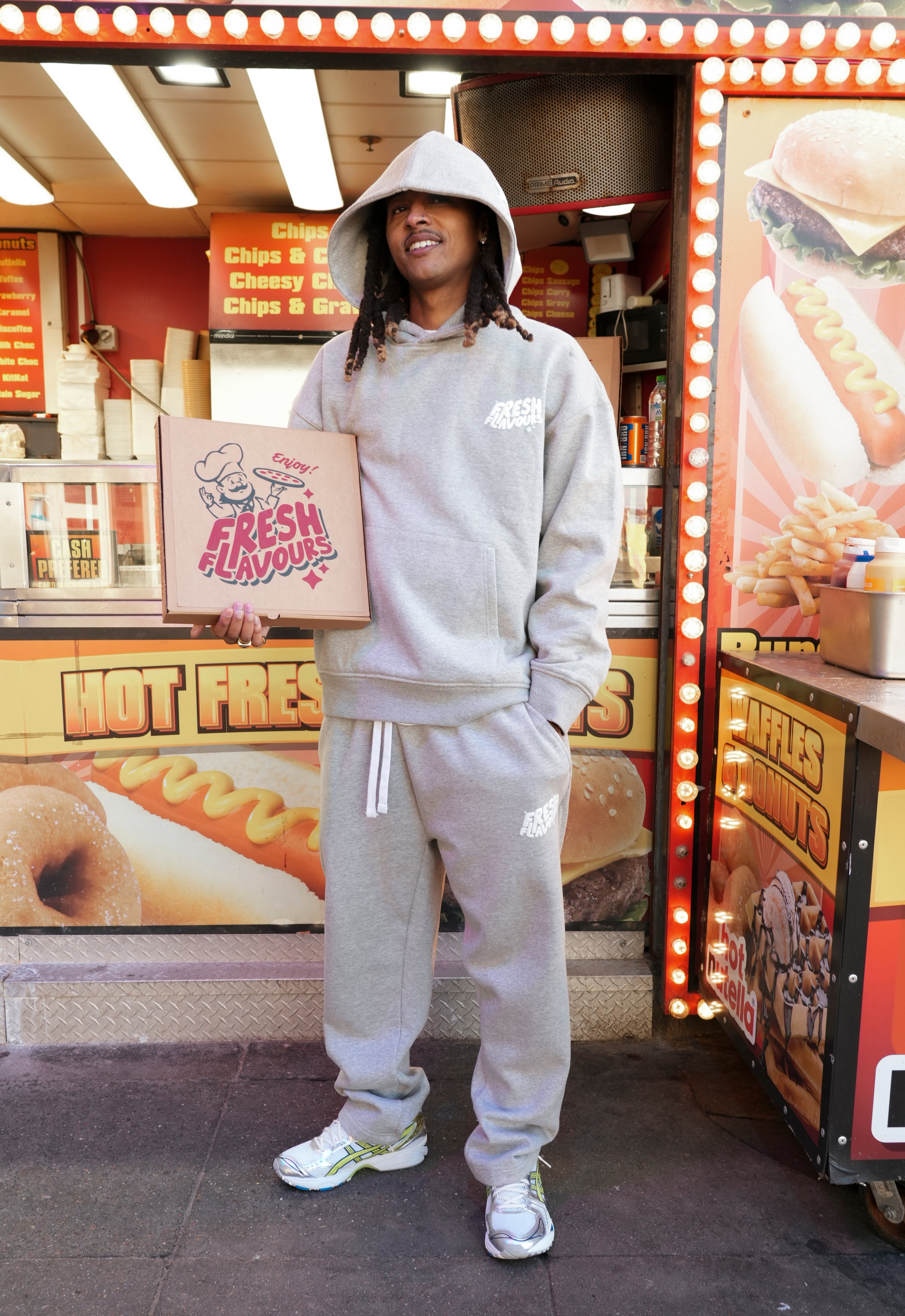 GREY MARL FRESH FLAVOURS JOGGER